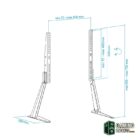 Tooq DB3270T-B Soporte mesa 32-70" Negro-Accesorios Imagen y Sonido-2 Gamingdaganzo.com