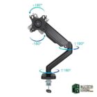 Tooq DB5032TNR-B Soporte mesa 1 brazo 17"-32"-Accesorios Imagen y Sonido-2 Gamingdaganzo.com