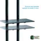 Tooq FS1470M-B Soporte Suelo pantalla 37"-70"-Accesorios Imagen y Sonido-2 Gamingdaganzo.com