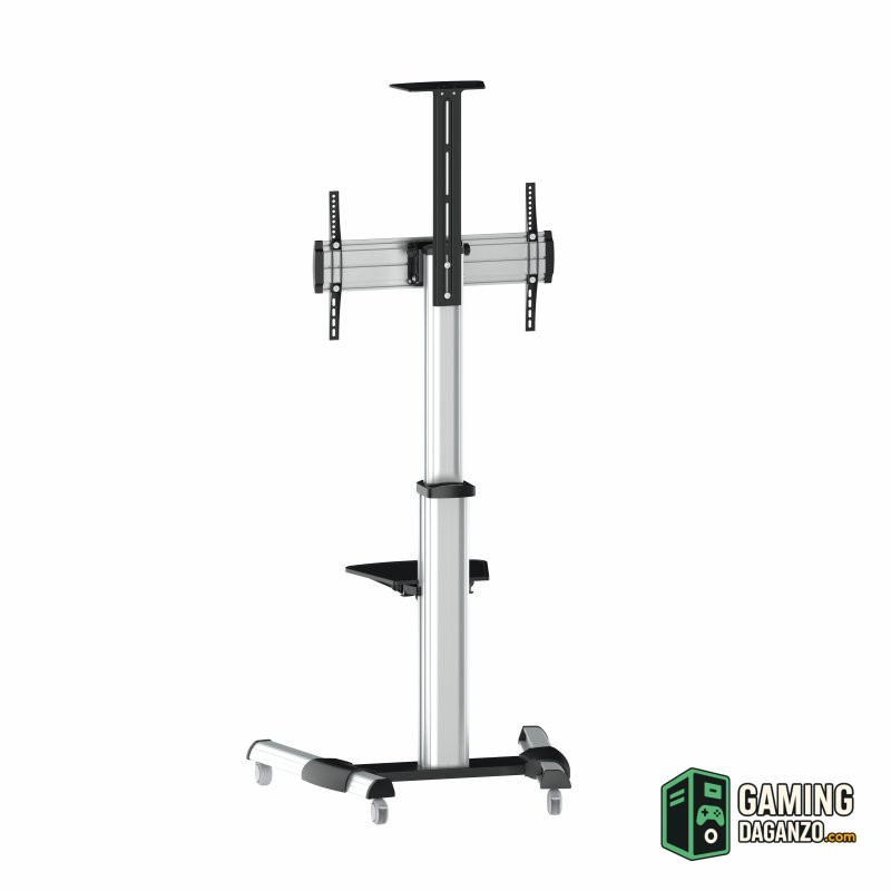 Tooq FS1870M-B Soporte TV Suelo Ruedas 37"-70" Ne-Accesorios Imagen y Sonido-1 Gamingdaganzo.com
