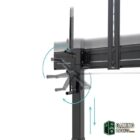 Tooq FS20406HM-B Soporte ruedas Aquiles 60-100"-Accesorios Imagen y Sonido-2 Gamingdaganzo.com