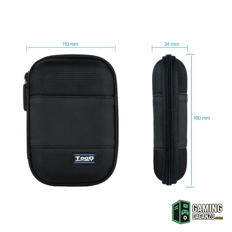 Tooq Funda resistente disco duro de 2,5" Negro-Accesorios Almacenamiento-1 Gamingdaganzo.com
