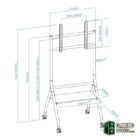 Tooq IDreams Soporte suelo pantallas 37"-86"-Accesorios Imagen y Sonido-3 Gamingdaganzo.com