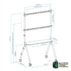 Tooq iLove Soporte suelo pantallas 49"-80" Blanco-Accesorios Imagen y Sonido-1 Gamingdaganzo.com