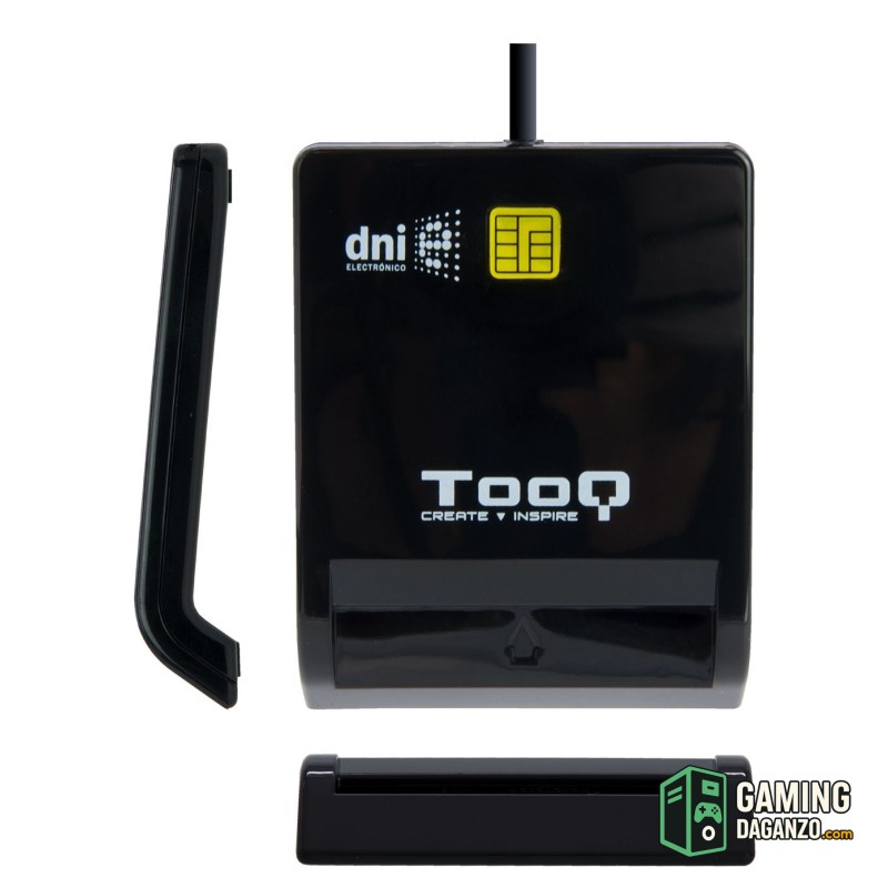 Tooq Lector de tarjetas DNIE usb 2.0 negro-Lectores tarjetas-1 Gamingdaganzo.com