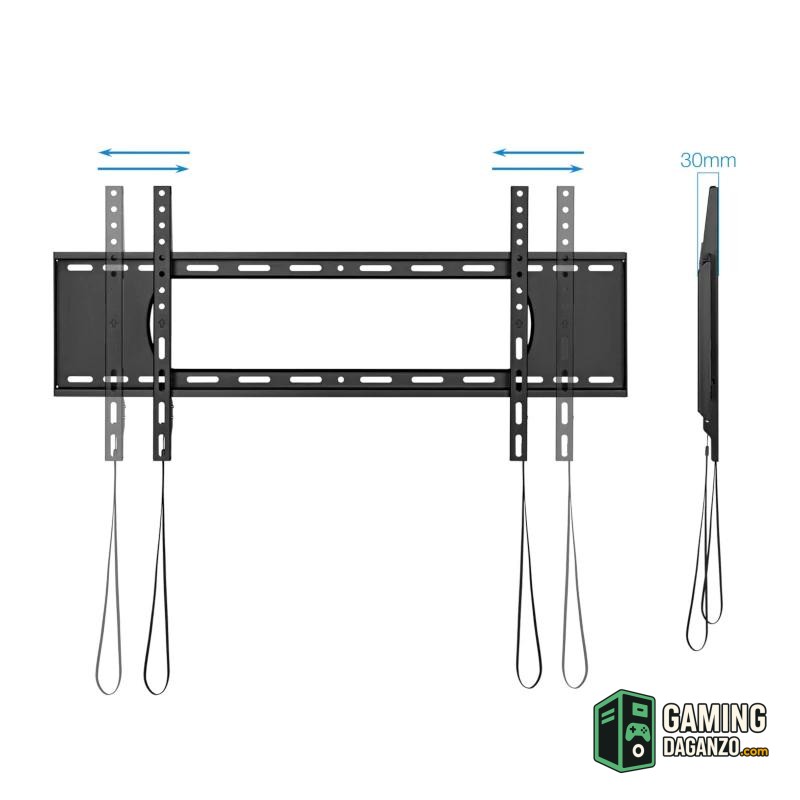 Tooq LP1090F-B Soporte de pared pantallas 43"-90"-Accesorios Imagen y Sonido-1 Gamingdaganzo.com