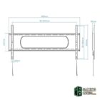 Tooq LP1090F-B Soporte de pared pantallas 43"-90"-Accesorios Imagen y Sonido-2 Gamingdaganzo.com