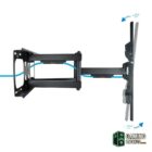 Tooq LP3790TN-B Soporte pared pantallas 37"-90"-Accesorios Imagen y Sonido-1 Gamingdaganzo.com