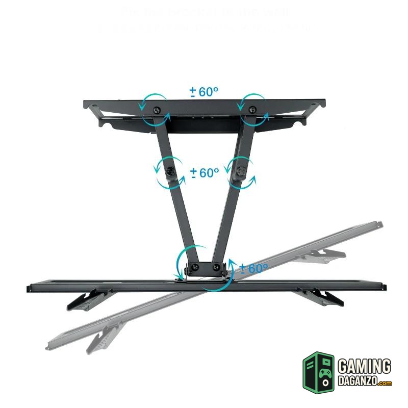 Tooq LP7866TN-B Soporte pared pantallas 37"-80"-Accesorios Imagen y Sonido-1 Gamingdaganzo.com