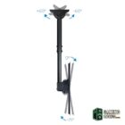 Tooq LPCE1170TSLI-B Soporte techo TV 37"-70" Negro-Accesorios Imagen y Sonido-3 Gamingdaganzo.com