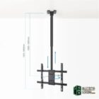 Tooq LPCE1175TSLI-XL-B Soporte techo TV 32"-75"-Accesorios Imagen y Sonido-2 Gamingdaganzo.com