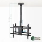 Tooq LPCE2286TSLI-B Soporte techo 2 TV 43"-86"-Accesorios Imagen y Sonido-2 Gamingdaganzo.com