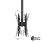 Tooq LPCE2286TSLI-XL-B Soporte techo 2 TV 43"-86"-Accesorios Imagen y Sonido-3 Gamingdaganzo.com