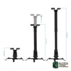 Tooq PJ2012T-B Soporte Proy Univ /Techo Incli N-Accesorios Proyectores-1 Gamingdaganzo.com