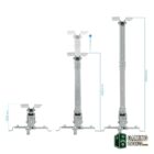 Tooq PJ2012T-S Soporte Proyec Univ /Techo Incli P-Accesorios Proyectores-1 Gamingdaganzo.com