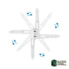 Tooq PJ2012T-W Soporte Proyector Techo Blanco-Accesorios Proyectores-2 Gamingdaganzo.com