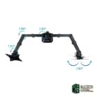 Tooq Soporte mesa DB1802TN-B 2 brazos 17-27"-Accesorios Imagen y Sonido-3 Gamingdaganzo.com