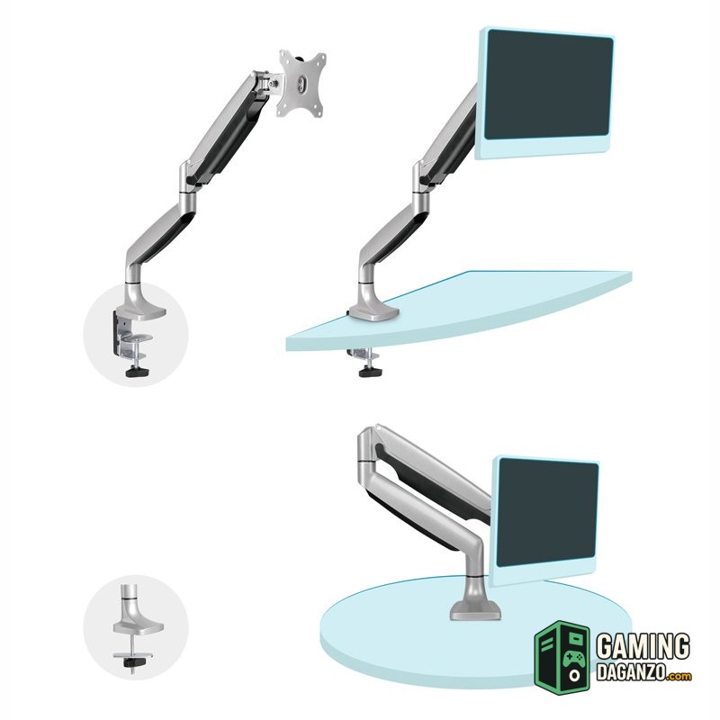 TooQ Soporte mesa incli/gira 1 brazo 13" a 32"-Accesorios Imagen y Sonido-1 Gamingdaganzo.com