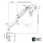 TooQ Soporte mesa incli/gira 1 brazo 13" a 32"-Accesorios Imagen y Sonido-2 Gamingdaganzo.com