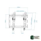 Tooq Soporte pared LP1044T-B incl pantallas 23-43"-Accesorios Imagen y Sonido-2 Gamingdaganzo.com