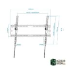 Tooq Soporte pared LP1081T-B incl pantallas 37-80"-Accesorios Imagen y Sonido-2 Gamingdaganzo.com