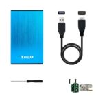 Tooq TQE-2527BL Caja HDD 2.5" USB 3.1 Gen1/USB 3.0-Accesorios Almacenamiento-3 Gamingdaganzo.com