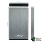 Tooq TQE-2527G Caja HDD 2.5" USB 3.1 Gen1/USB 3.0-Accesorios Almacenamiento-2 Gamingdaganzo.com