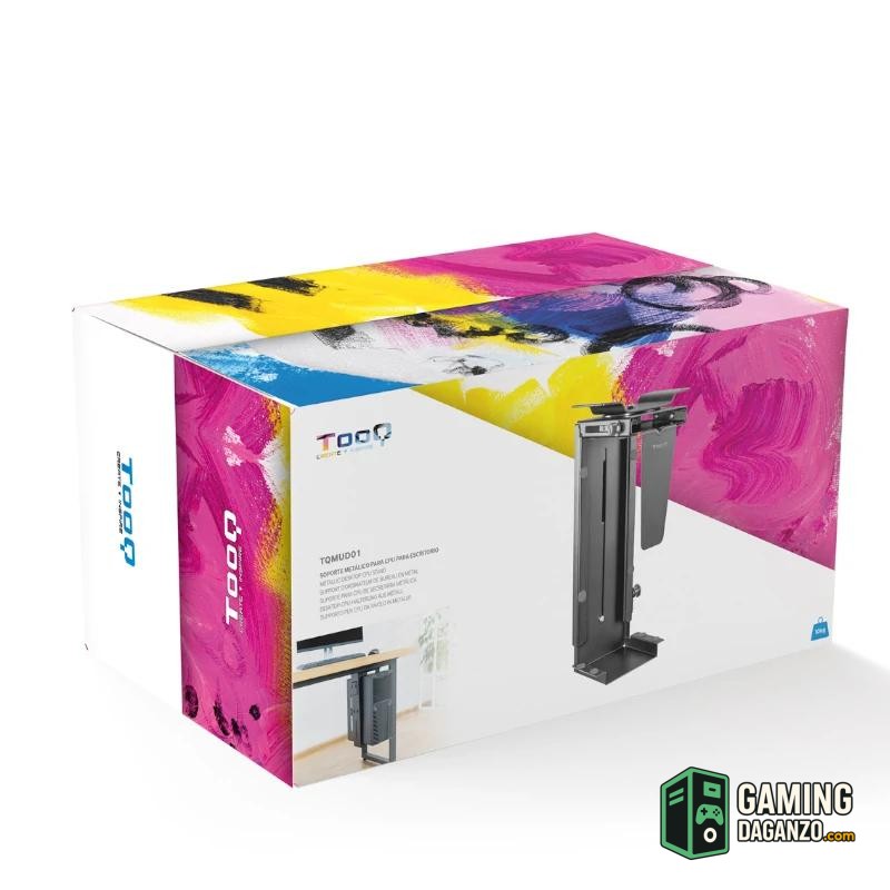 Tooq TQMUD01 Soporte CPU escritorio/pared Negro-Accesorios PC y TPV-1 Gamingdaganzo.com