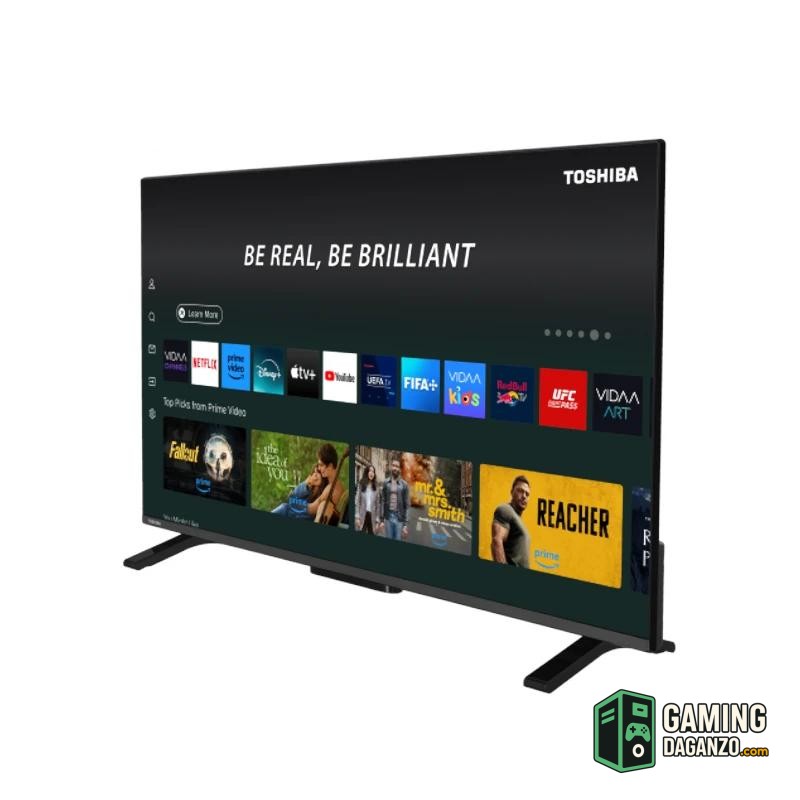 TOSHIBA TV 40" 40QV2F63DG UHD QLED SMART TV HDR10+