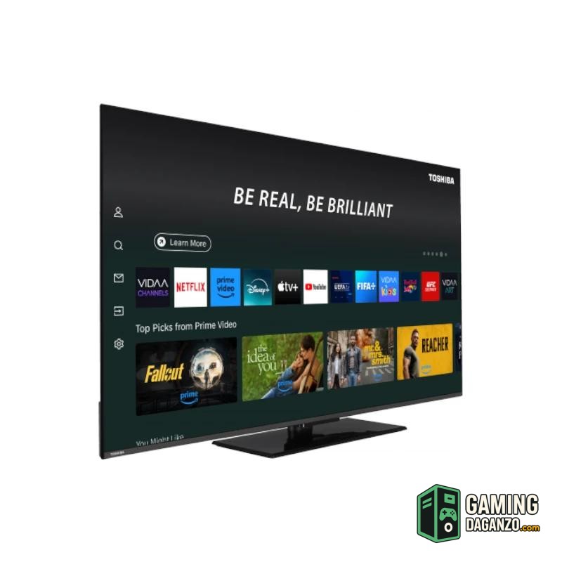 TOSHIBA TV 65" 65QV3F63DG UHD  QLED SMART TV ALLM