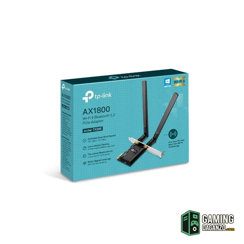 TP-Link Archer TX20E Adaptador PCIe WiFi6 AX1800-Adaptadores red-1 Gamingdaganzo.com