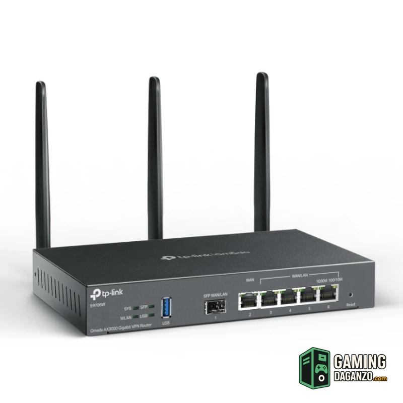 TP-Link ER706W Router WiFi6 Omada AX3000 Doble Ban-Routers/Modems-1 Gamingdaganzo.com