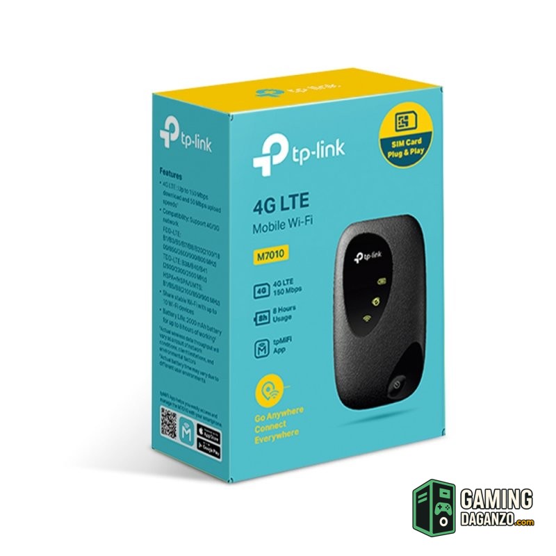 TP-Link M7010 Router Movil 4G LTE WiFi 150Mbps SIM-Routers/Modems-1 Gamingdaganzo.com