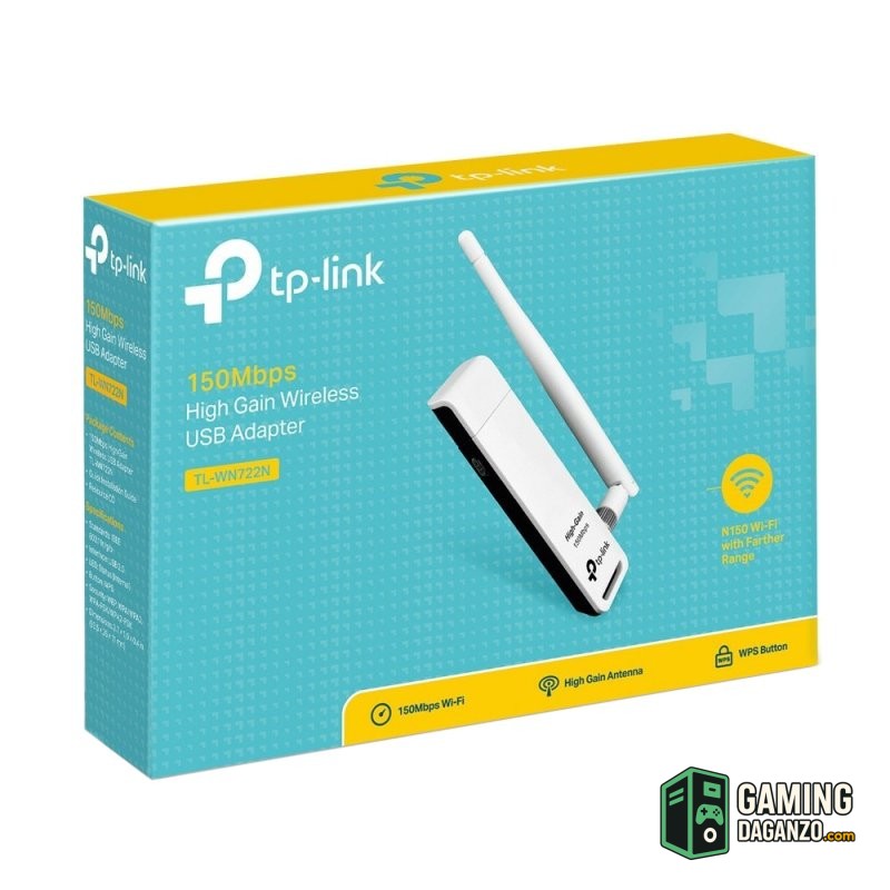 TP-LINK TL-WN722N Tarjeta Red WiFi N150 USB-Adaptadores red-1 Gamingdaganzo.com