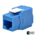 WP Keystone Cat. 6a UTP RJ45/Hembra Azul-Accesorios Redes Gamingdaganzo.com