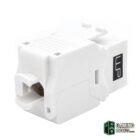 WP Keystone Cat. 6a UTP RJ45/Hembra Blanco-Accesorios Redes-1 Gamingdaganzo.com