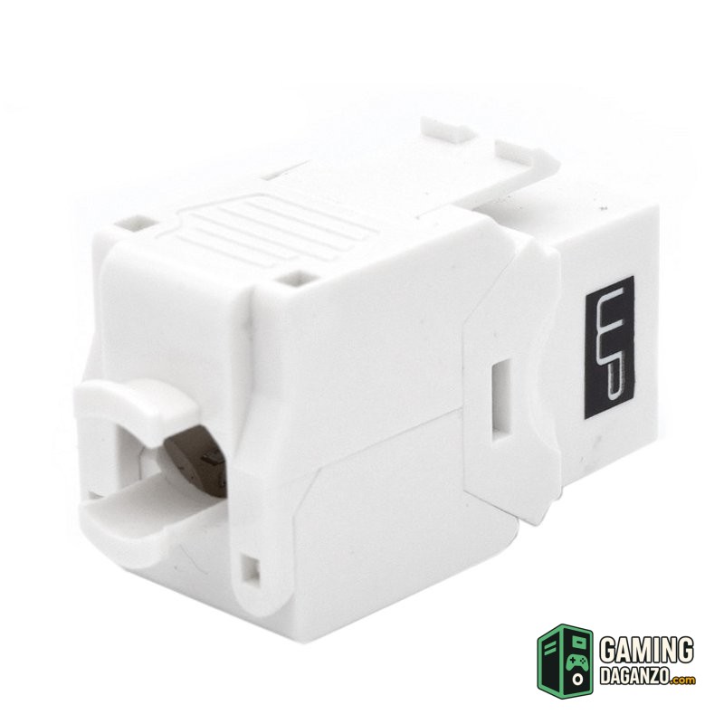 WP Keystone Cat. 6a UTP RJ45/Hembra Blanco-Accesorios Redes-1 Gamingdaganzo.com